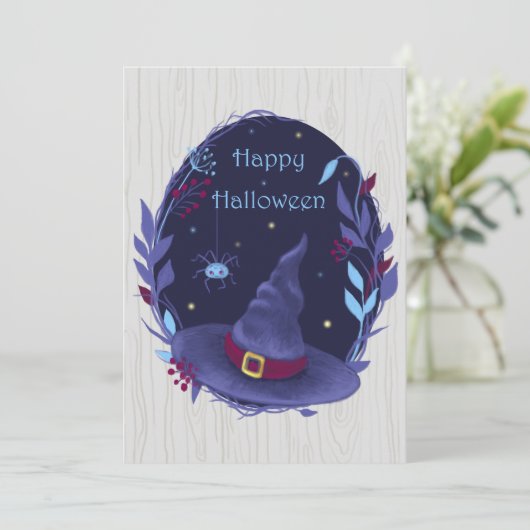 Halloween Witch Pet Wreath (Staand voorkant)