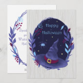 Halloween Witch Pet Wreath (Voorkant / Achterkant)