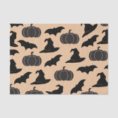 Halloween Witch Petten & Bats Tissuepapier (Voorkant)