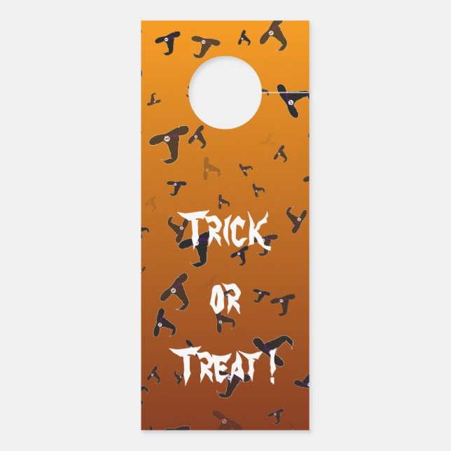 Halloween Witch Petten Deurhanger (Achterkant)