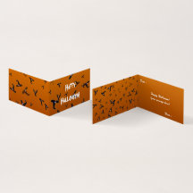 Halloween Witch Petten Folded Card