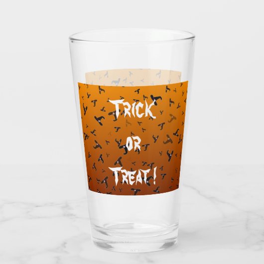 Halloween Witch Petten Glas (Achterkant)