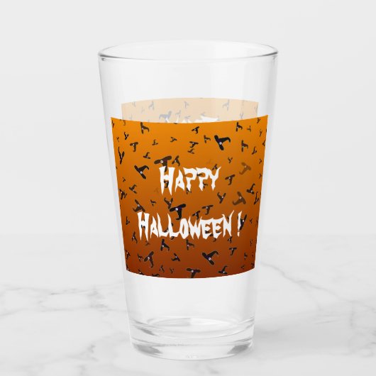 Halloween Witch Petten Glas (Voorkant)
