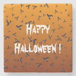 Halloween Witch Petten Stenen Onderzetter