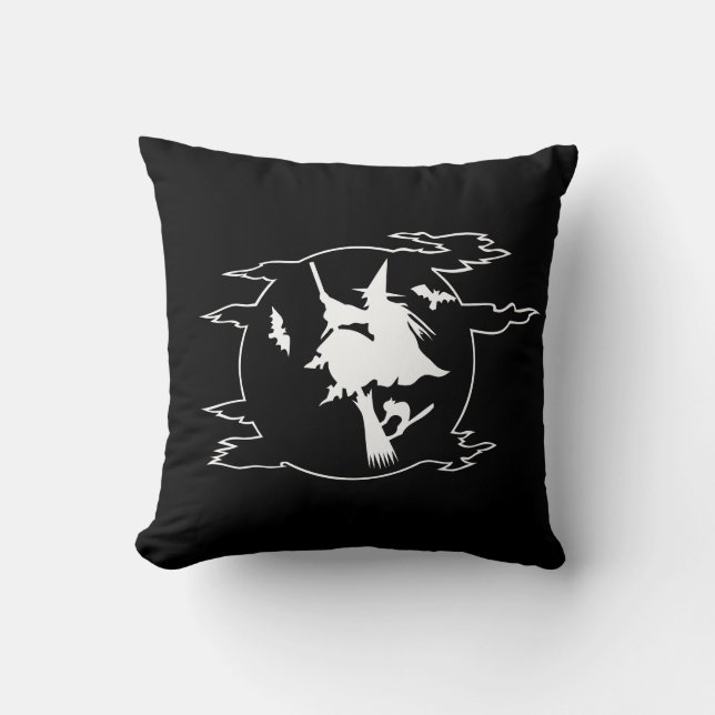 Halloween Witch Pillow Kussen (Voorkant)