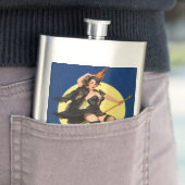 Halloween Witch Pin Up Girl Witch Flacon (Voorbeeld)