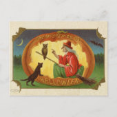 Halloween Witch Postard Briefkaart (Voorkant)