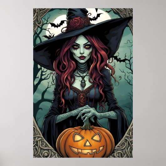 Halloween Witch Poster (Voorkant)