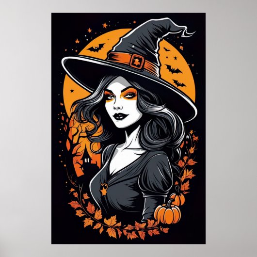 Halloween Witch Poster (Voorkant)