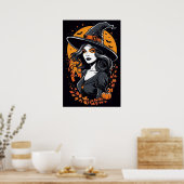 Halloween Witch Poster (Keuken)