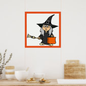HALLOWEEN WITCH POSTER (Keuken)