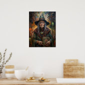 Halloween Witch Poster (Keuken)