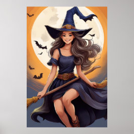 Halloween Witch Poster