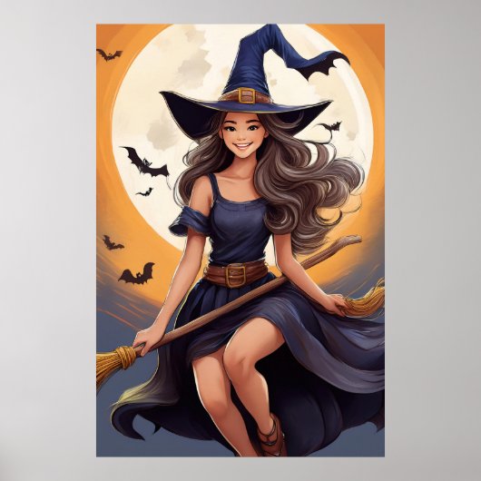 Halloween Witch Poster (Voorkant)