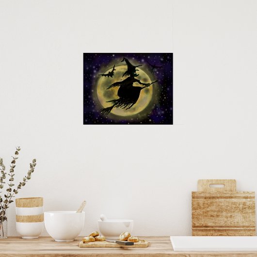 Halloween Witch Poster (Keuken)