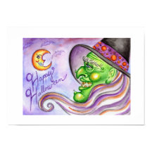 Halloween Witch Poster