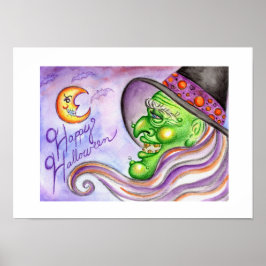 Halloween Witch Poster