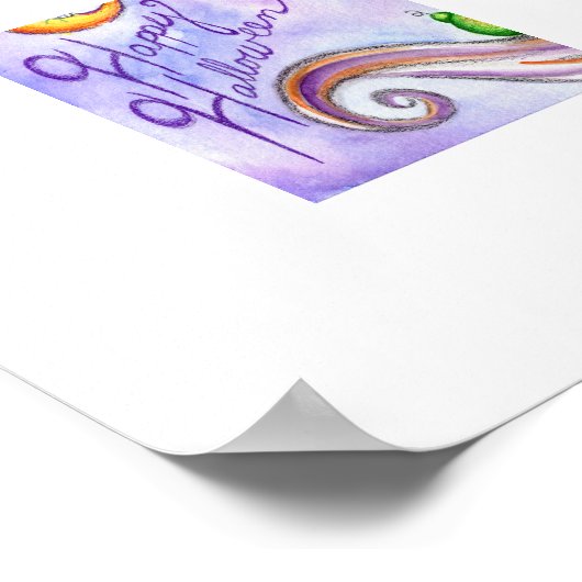 Halloween Witch Poster (Hoek)