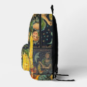 Halloween Witch Poster Bedrukte Rugzak (Rechts)