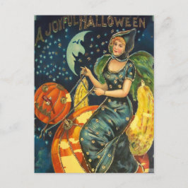 Halloween Witch Poster Briefkaart
