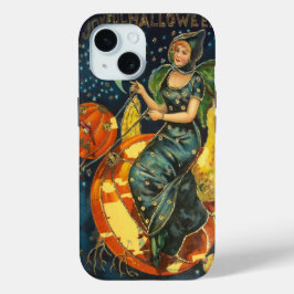  Halloween Witch Poster iPhone 15 Case