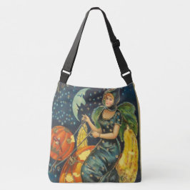  Halloween Witch Poster Crossbody Tas