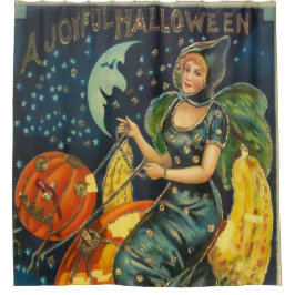  Halloween Witch Poster Douchegordijn