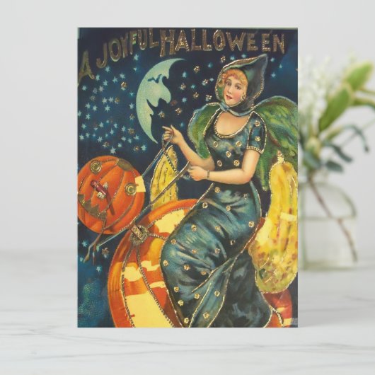  Halloween Witch Poster Kaart (Staand voorkant)