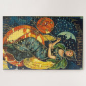 Halloween Witch Poster Legpuzzel (Horizontaal)
