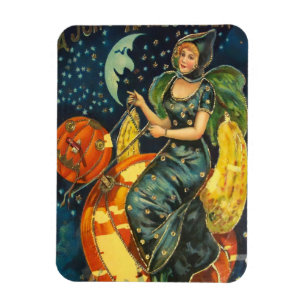 Halloween Witch Poster Magneet
