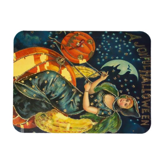  Halloween Witch Poster Magneet (Horizontaal)
