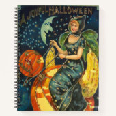  Halloween Witch Poster Notitieboek (Voorkant)