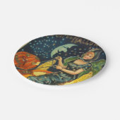 Halloween Witch Poster Papieren Bordje (Gekanteld)