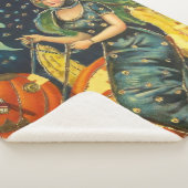  Halloween Witch Poster Sherpa Deken (3/4)