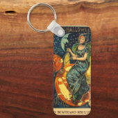  Halloween Witch Poster Sleutelhanger (Voorkant)