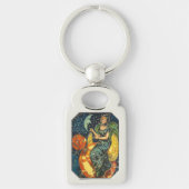 Halloween Witch Poster Sleutelhanger (Voorkant)