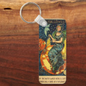 Halloween Witch Poster Sleutelhanger (Voorkant)