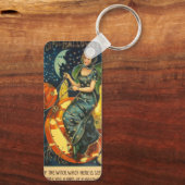 Halloween Witch Poster Sleutelhanger (Achterkant)