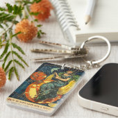  Halloween Witch Poster Sleutelhanger (Voorkant Rechts)