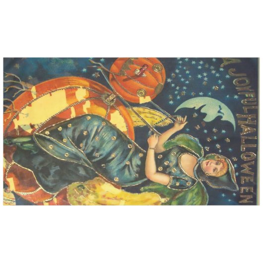 Halloween Witch Poster Tafelkleed (Voorkant (Horizontaal))