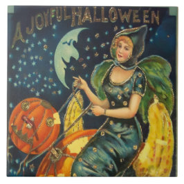 Halloween Witch Poster Tegeltje