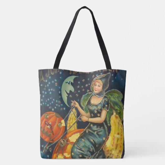  Halloween Witch Poster Tote Bag (Achterkant)