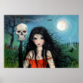 Halloween Witch-Poster van Molly Harrison Poster (Voorkant)