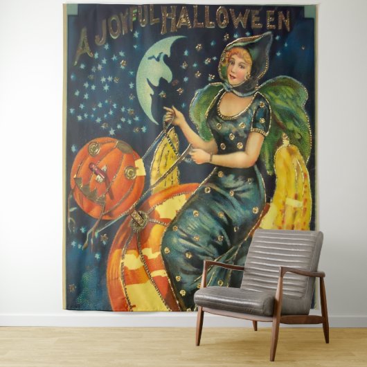  Halloween Witch Poster Wandkleed (In situ)