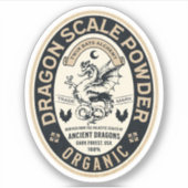 Halloween Witch Potion Apothecary Fles Label (Voorkant)