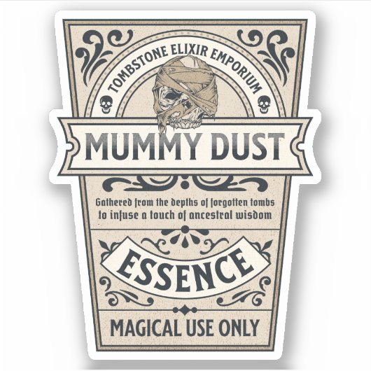 Halloween Witch Potion Apothecary Fles Label (Voorkant)