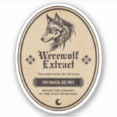 Halloween Witch Potion Apothecary Fles Label (Voorkant)