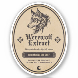 Halloween Witch Potion Apothecary Fles Label