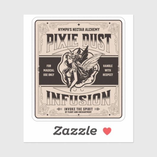 Halloween Witch Potion Apothecary Fles Label (Vel)