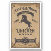 Halloween Witch Potion Apothecary Fles Label (Voorkant)